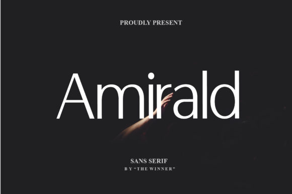 Amirald: The Clean Sans Serif Font for Modern Craft Brands