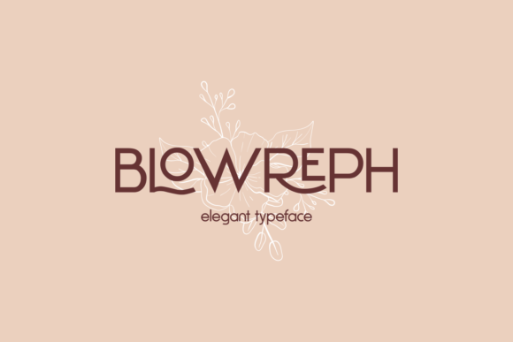 Blowreph: A Minimalist Sans Serif for Modern Editorial Design
