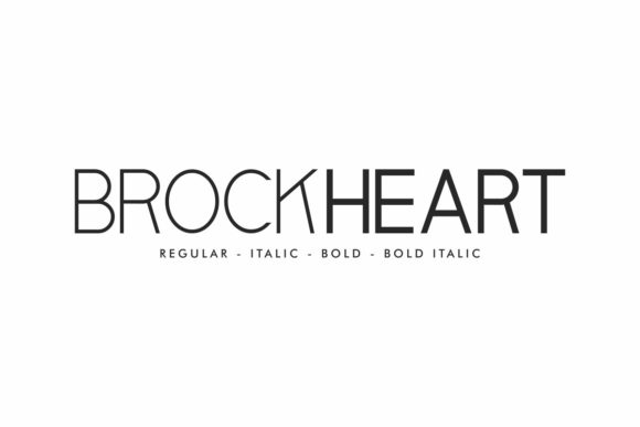 Brockheart Typeface Review: Minimalist Sans Serif for Clean Campaign Design