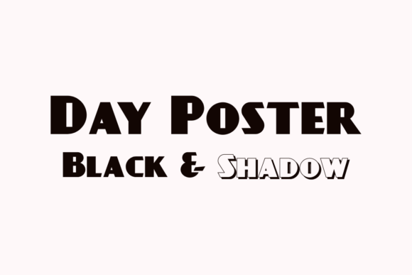Day Poster: A Classic Sans Serif Typeface for Modern Branding