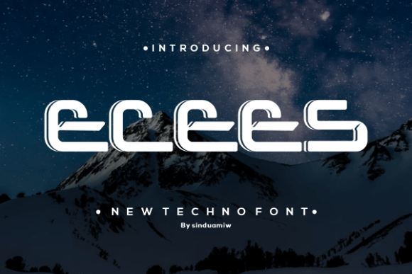 Ecees: The Bold Sans Serif Font for Standout Branding
