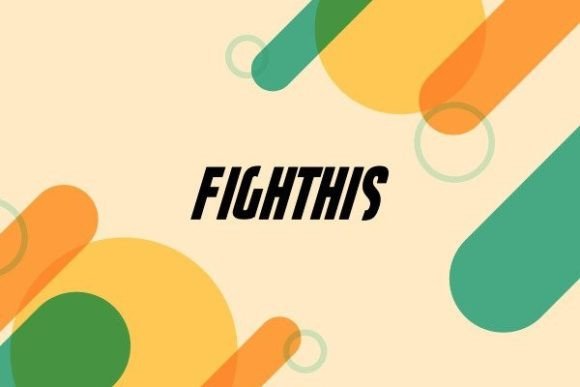 Fighthis: A Warm Sans Serif Typeface for Handmade Branding