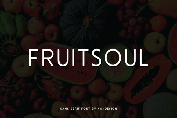 Fruitsoul: The Clean Sans Serif Font for Polished Brand Identity