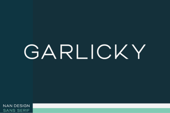 Garlicky Typeface Review: A Modern Sans Serif for Digital Branding