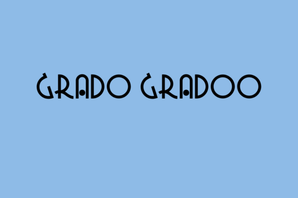 Grado Gradoo: The Polished Typeface for Small Business Branding