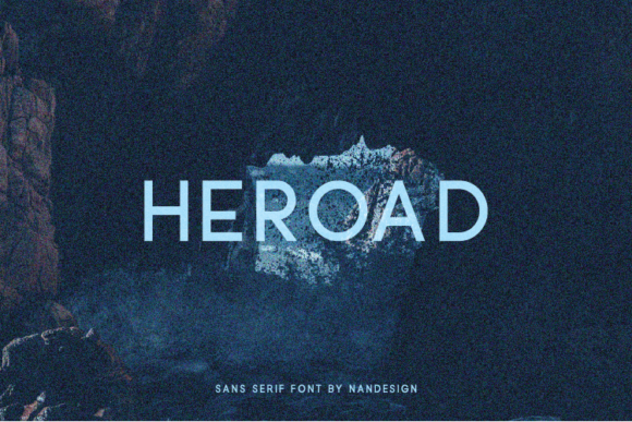 Heroad Typeface: A Clean Sans Serif for Modern Editorial Design