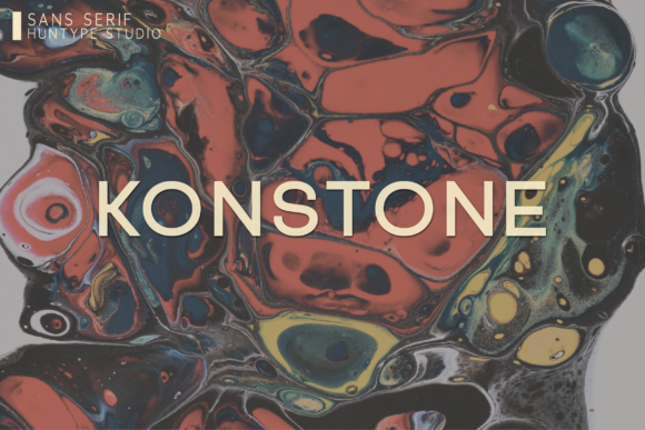 Konstone: A Modern Sans Serif for Editorial Design
