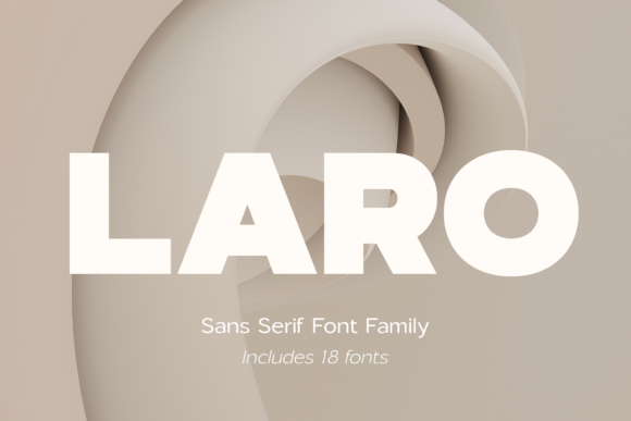 Laro: A Bold Sans Serif Typeface for Editorial Impact