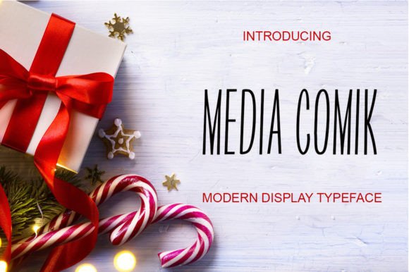 Media Comik: The Sleek Sans Serif Font for Modern Craft Projects