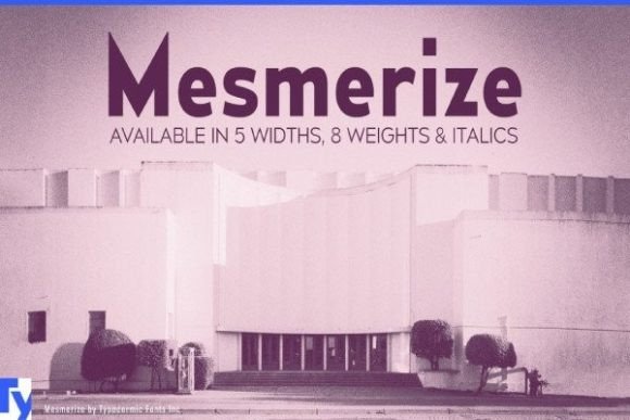 Mesmerize: A Retro Sans Serif Typeface for Modern Editorial Design