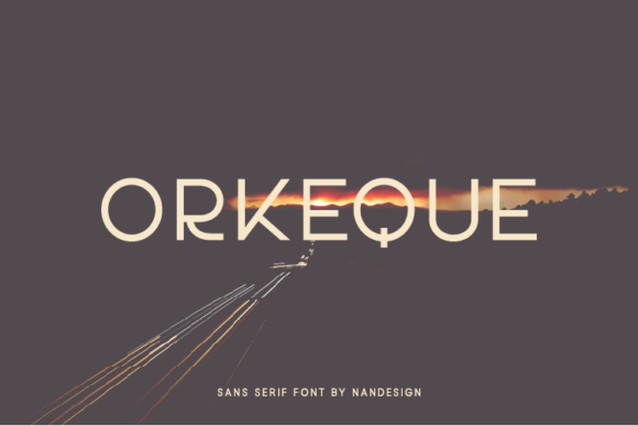 Orkeque: A Modern Sans Serif Typeface for Editorial Design