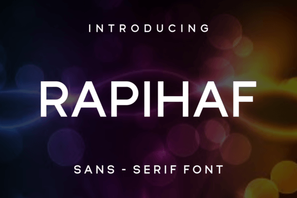 Rapihaf: The Modern Sans Serif Typeface for Scroll-Stopping Design