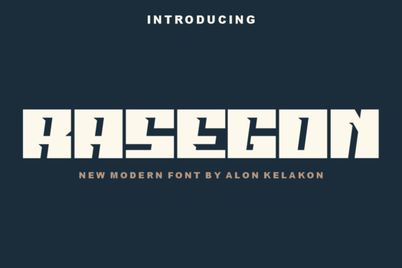 Rasegon: A Modern Sans Serif for Clean Digital Branding