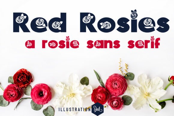 Red Rosies: A Whimsical Sans Serif for Quirky Brand Identity