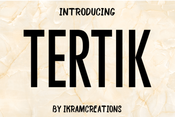 Tertik Typeface Review: A Natural Sans Serif for Modern Branding