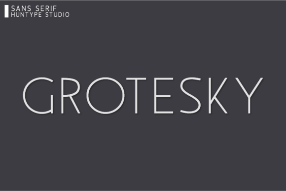 Upgrade Your Brand Identity With Grotesky Typeface