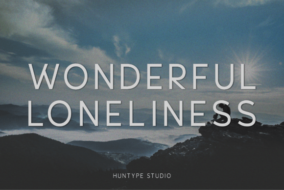 Wonderful Loneliness: A Modern Sans Serif for Brand Identity